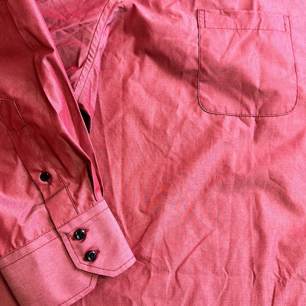 MTaylor Red Cotton Long Sleeves - S30-10 - Picture 4 of 5